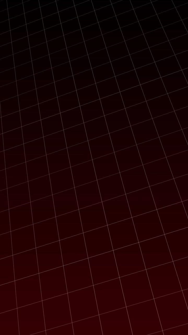Seamless Loop of a Dark Red Perspective Grid Background