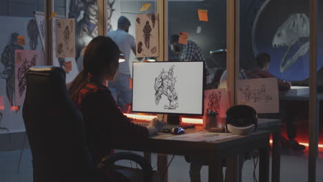 concept art design team