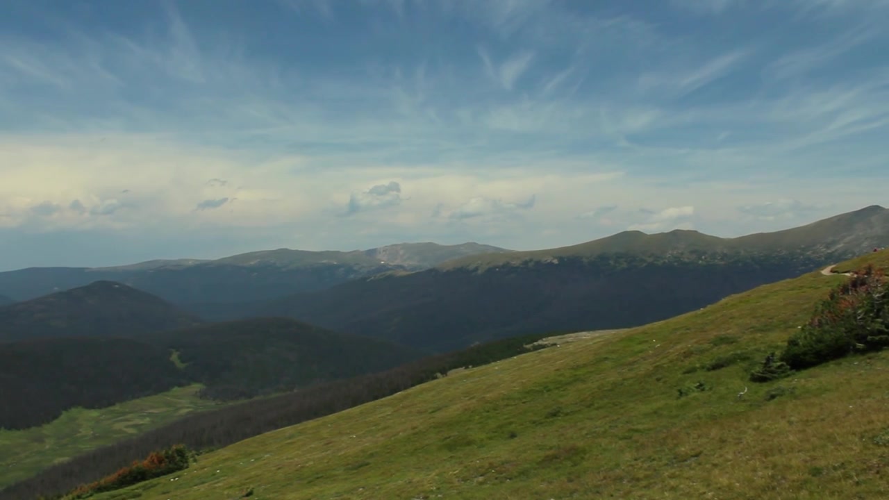 Vista de la montaña en Colorado