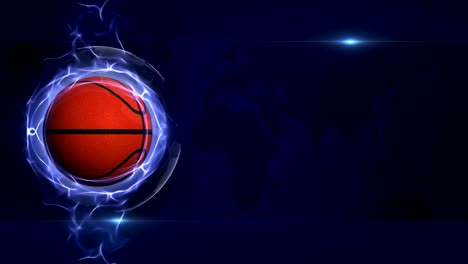 basket ball animation background, loop