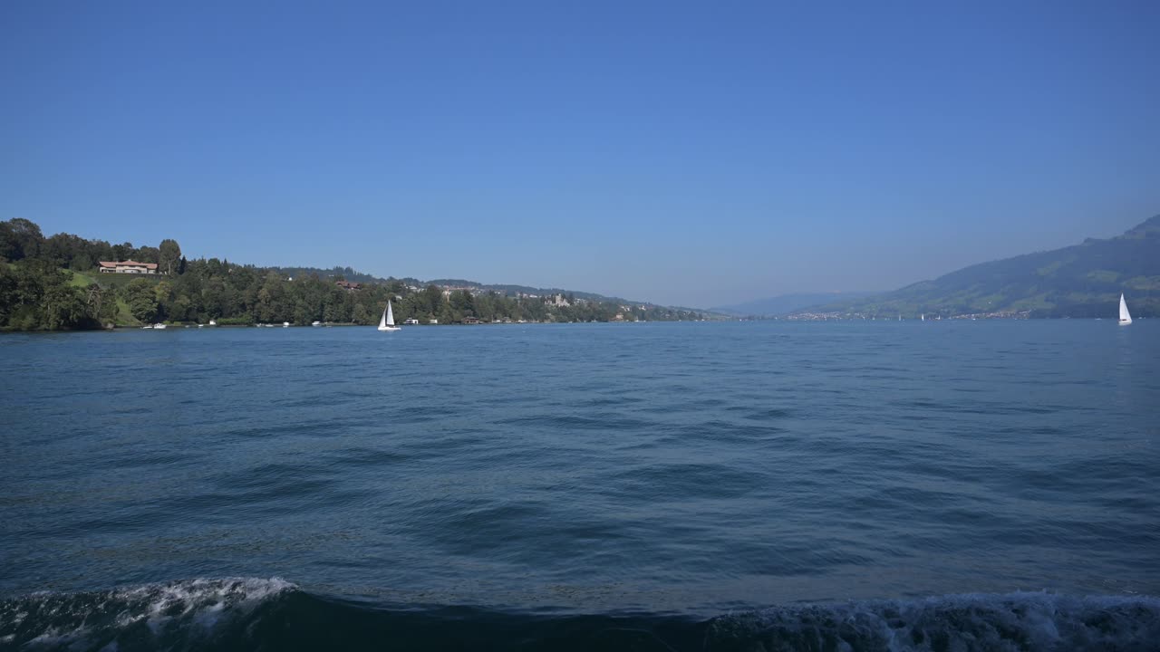 Sailing on lake Lucerne a magical destination in Switzerland
