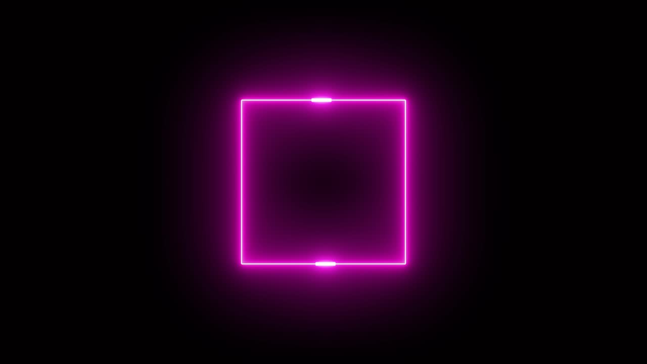 Neon Purple Square