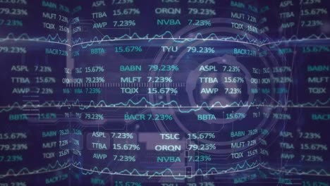 una animación digital de pantallas de interfaz empresarial con líneas de conexión sobre un fondo negro.