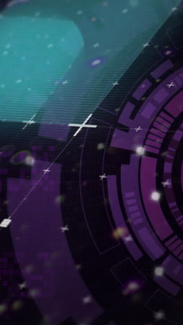 animation of data processing over scope scanning