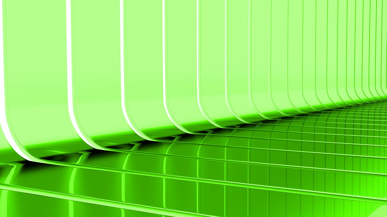 современное зеленое внутреннее кольцо стены запас видео