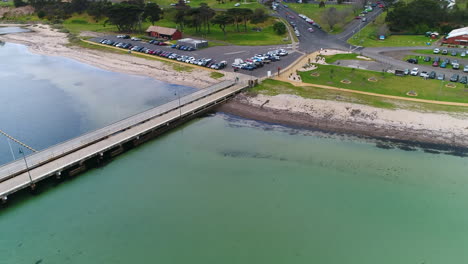 portarlington pier and beach flyover