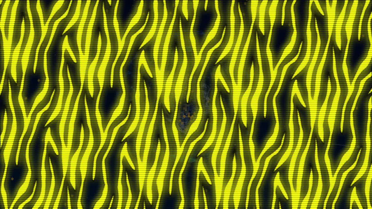 animación de rayos de luz amarillos brillantes que se mueven sobre un fondo negro