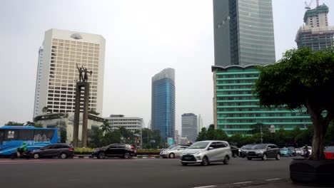 welcome monument at jakarta city