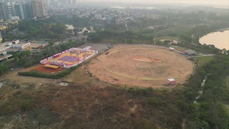 big cricket ground at new mumbai