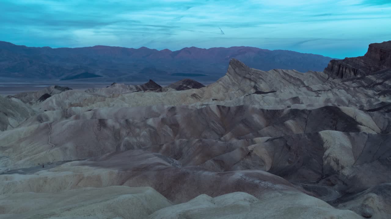 Awe-inspiring Sunset Over Death Valley Badlands