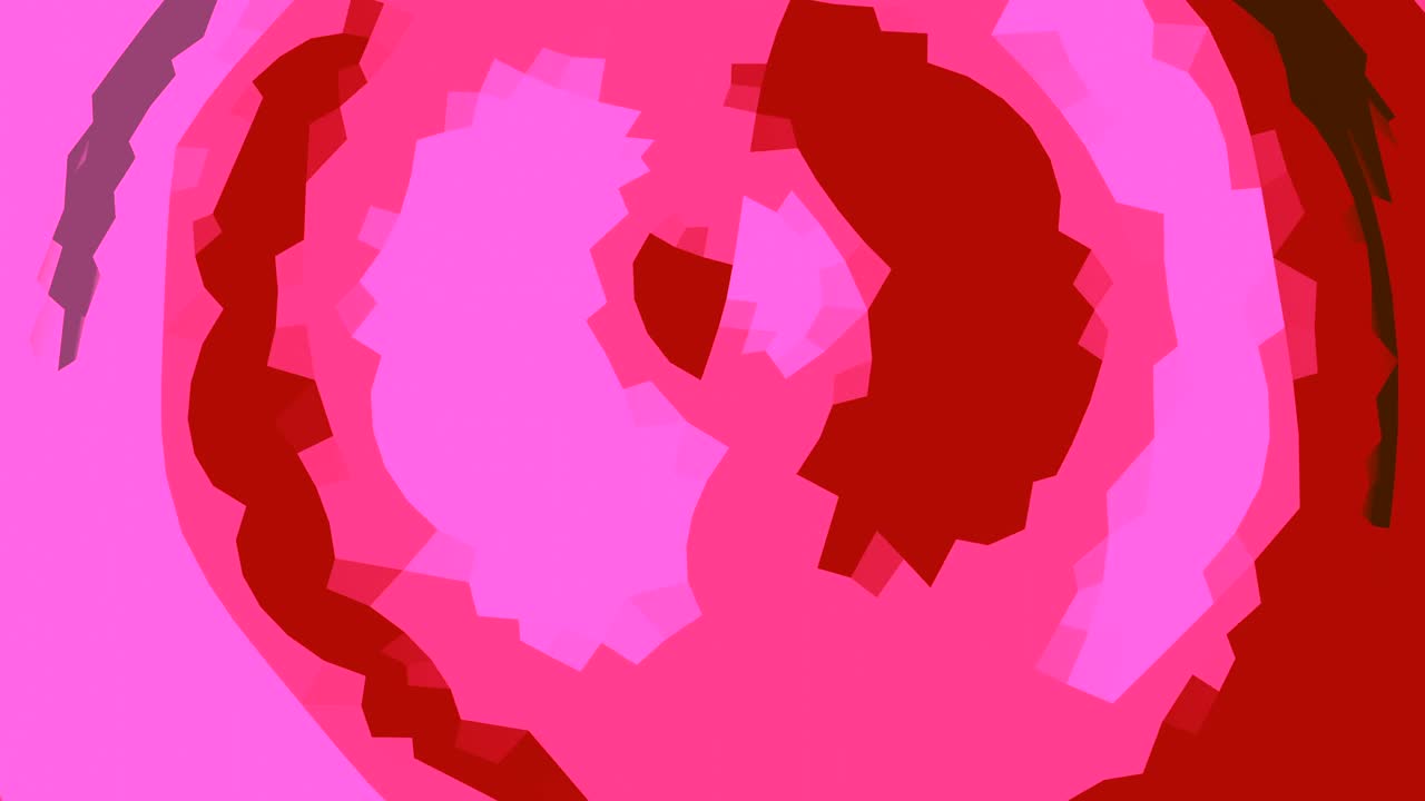 추상적인 분홍색과 빨간색 기하학적 패턴