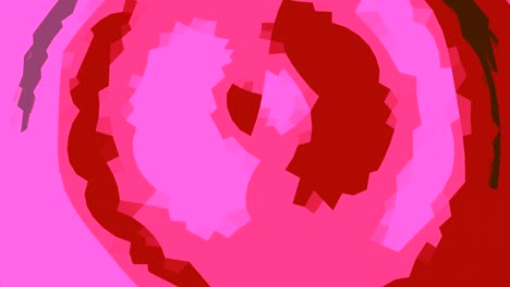 abstract pink and red geometric pattern