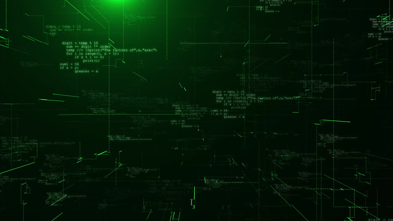 Modern digital coding programming language overlay background writing code animation grunge texture