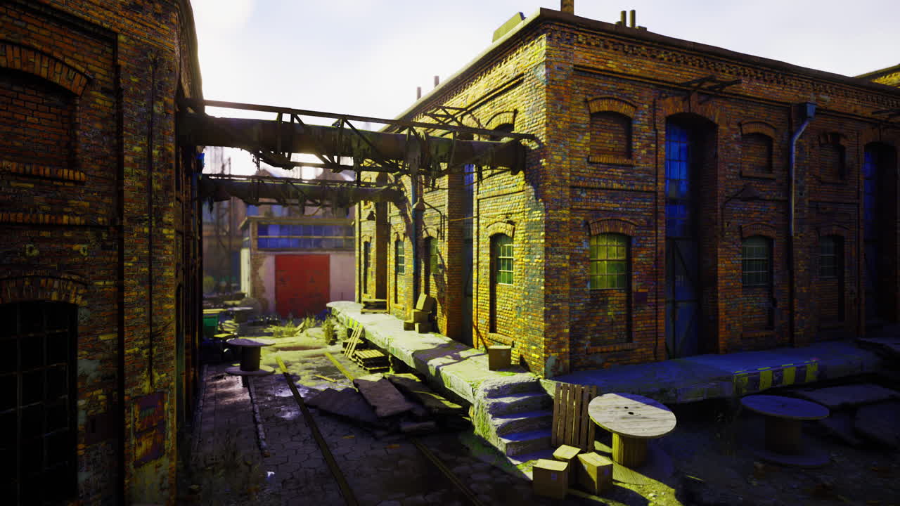 Urban decay showcases forgotten beauty in an ancient industrial area