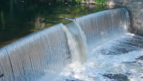 waterfall at ridge avenue entrance to wissahickon creek