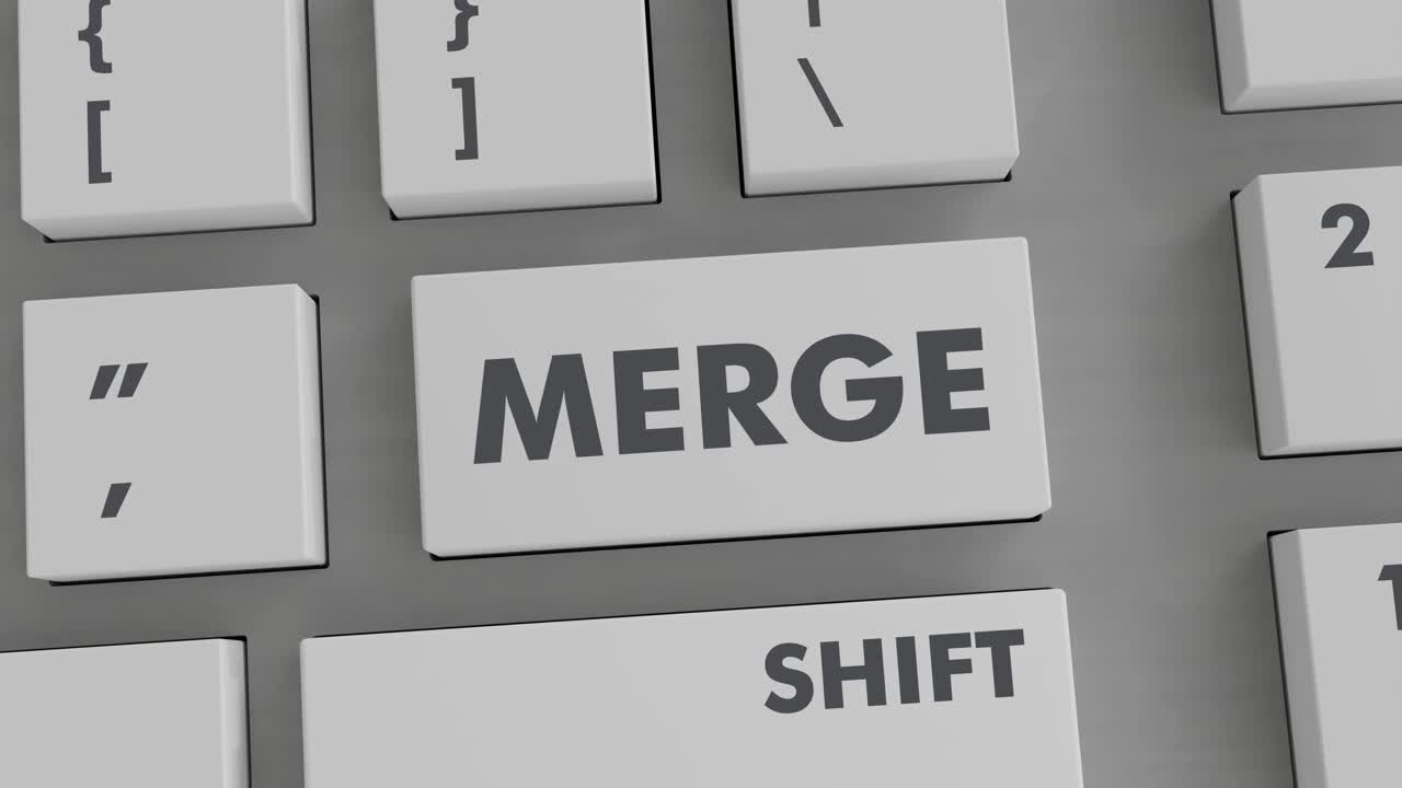 MERGE BUTTON PRESSING ON KEYBOARD