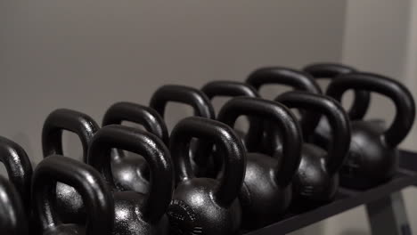 weights in a boxing gym