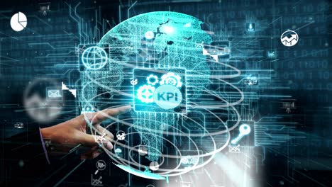 kpi indicador clave de rendimiento para el concepto de negocio