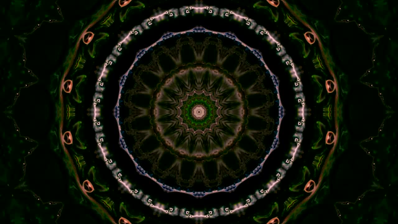 movimiento de fondo de kaleidoscopio abstractamente colorido