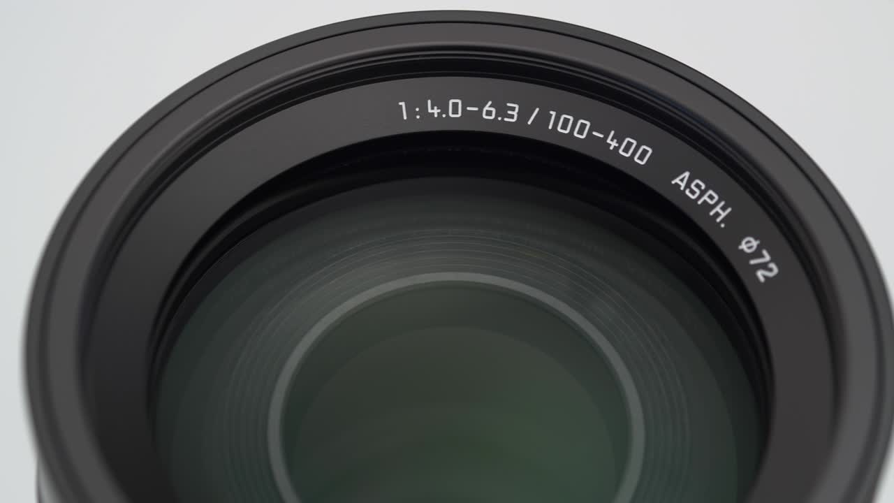 4k - 사진 렌즈의 클로즈업