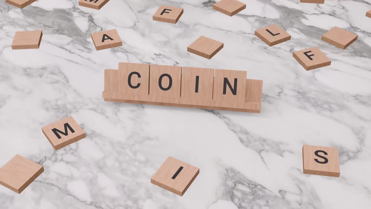 Coin word on scrabble