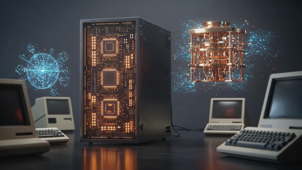 A Futuristic Exploration of Quantum Computing: Merging Classic and Modern Technology with Innovative Visualizations and Advanced Computational Power