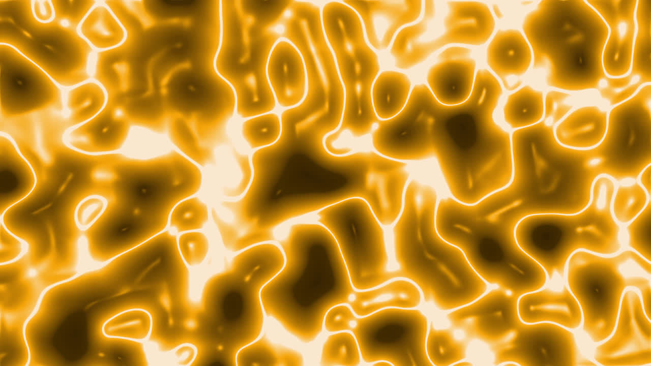 Sfondo Liquido Dinamico Astratto Giallo Arancione Luminoso