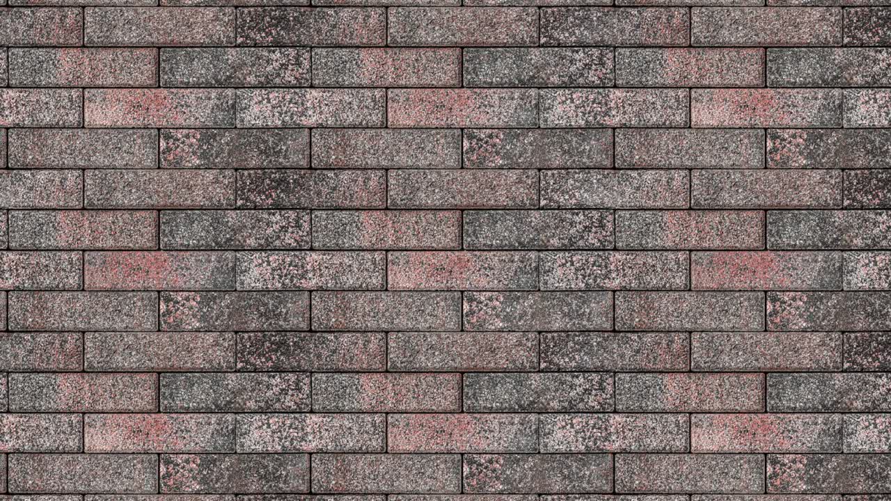 벽은 천연 돌 그라나이트를 모방하는 타일로 여 있습니다.