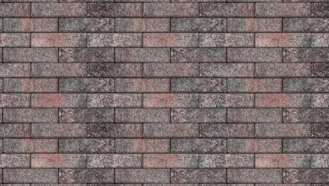 el movimiento de bucle sin costuras. la pared está revestida con azulejos que imitan el granito de piedra natural.