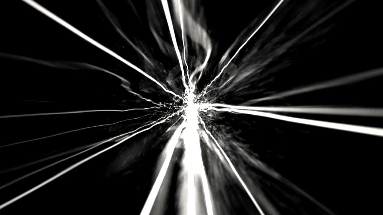 Abstrakt teknologi: Fiberstriper, eksplosjonsanimasjon, gjengivelse, bakgrunn, løkke