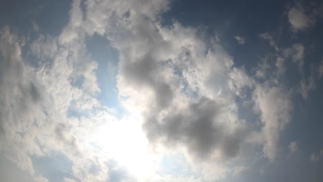 time lapse of cleared blue sky with cloud. beautiful blue sky and sun with clouds background. sky with clouds weather nature cloud blue. 4k.