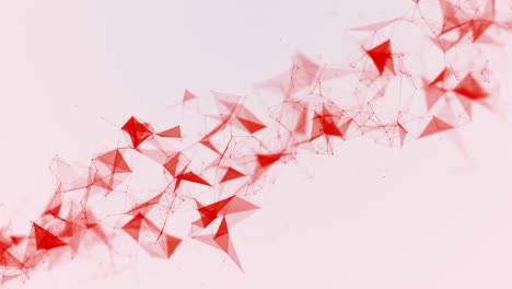 abstract shapes plexus animation background