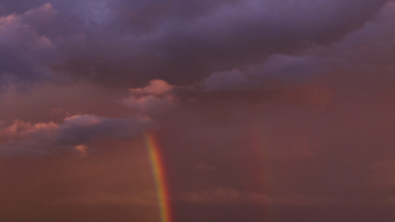 Rainbow in a Stormy Sky