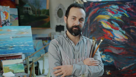 artist in studio