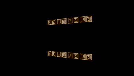 background video footage with gold art deco motif and textures for video composition