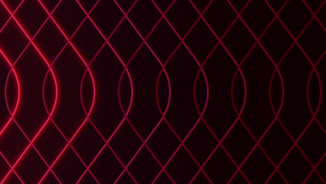 red glowing geometric pattern versatile for websites and decor