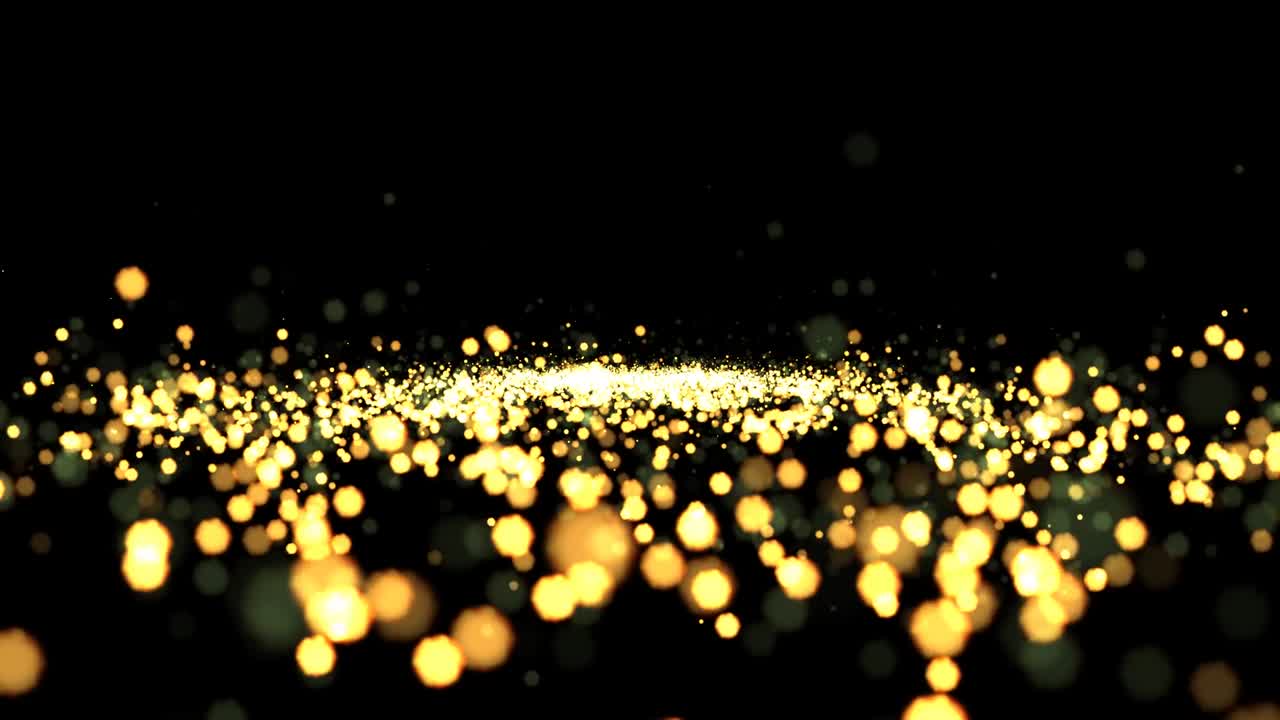 Bokeh Particle 3D Carpet Lower Surface Animation