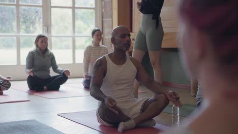 yoga meditation class