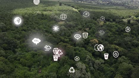 Drone-view--Africa-Forest--Kenya-and-Tanzania-Bush-fire-on-slopes-of-mount-Kilimanjaro-Loitokitok-Kenya