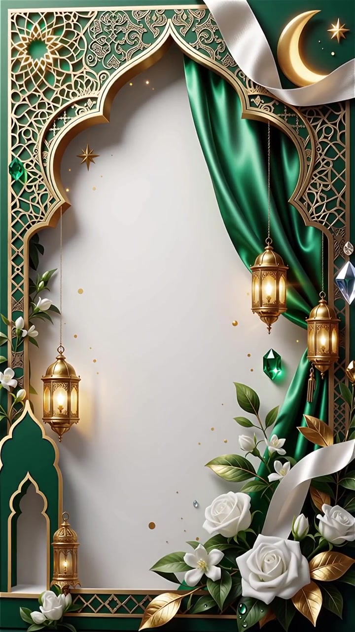 Compleanno del Profeta Maometto Mawlid al-Nabi Sfondo Islamico
