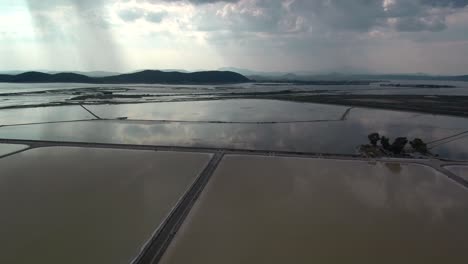 alykes the hellenic saltworks located outside of mesolongi in greece