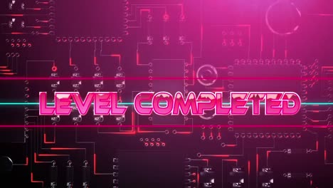 pantalla de juego de nivel completado