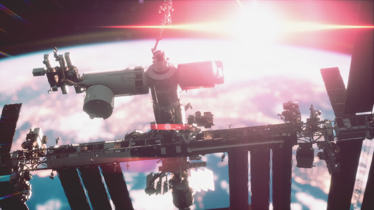 de cerca está volando sobre la atmósfera del globo terrestre