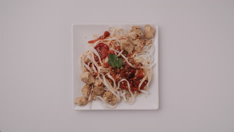 chicken and vegetable noodles
