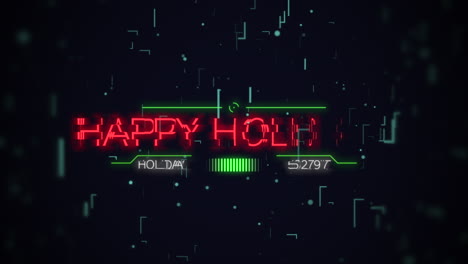 Happy-Holidays-with-a-festive-neon-sign