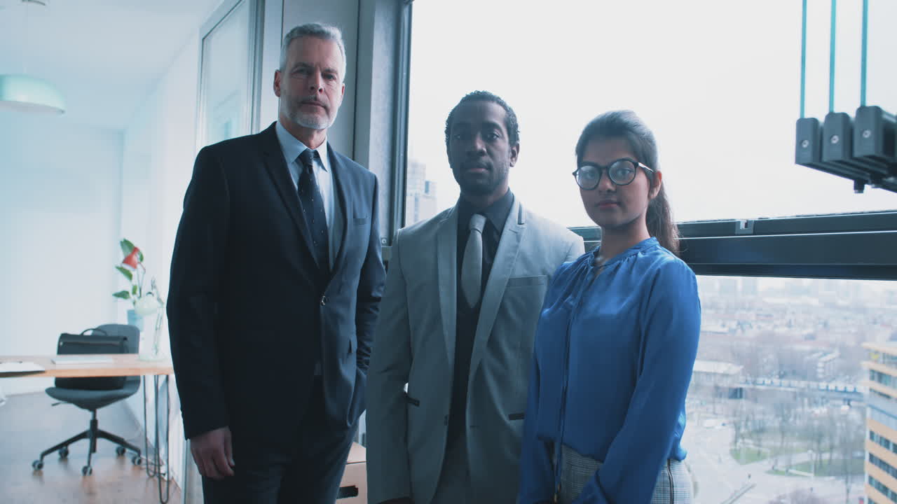 equipo de negocios en una oficina moderna