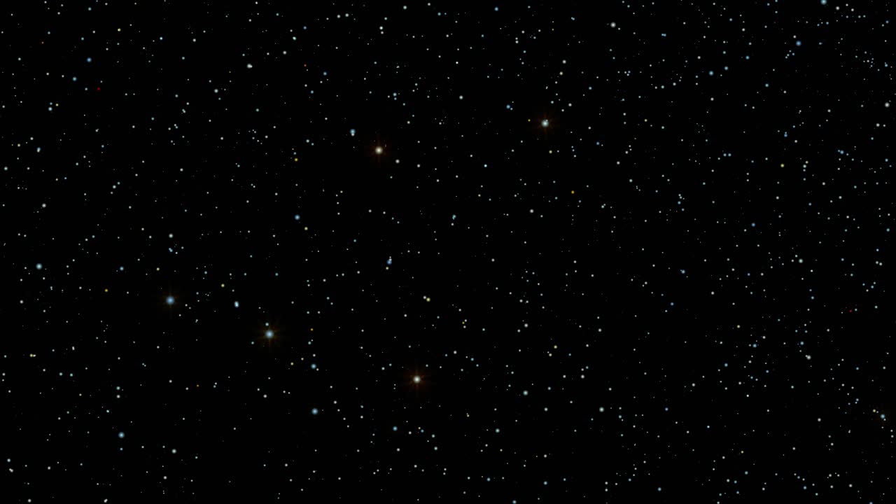 Free Stock Video - A Star Field Twinkles In A Night Sky (loop)