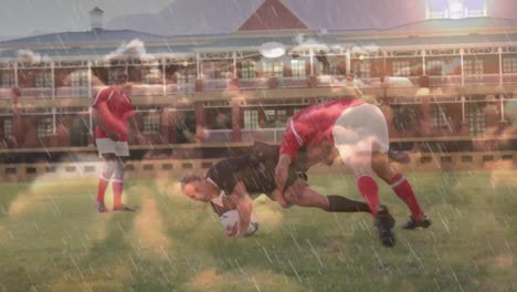 Rugby-match