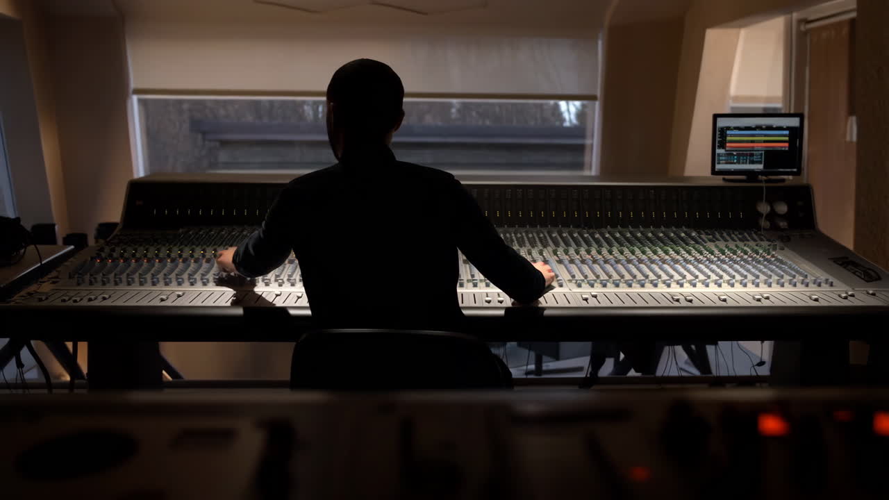 Soundboard in Recording Studio