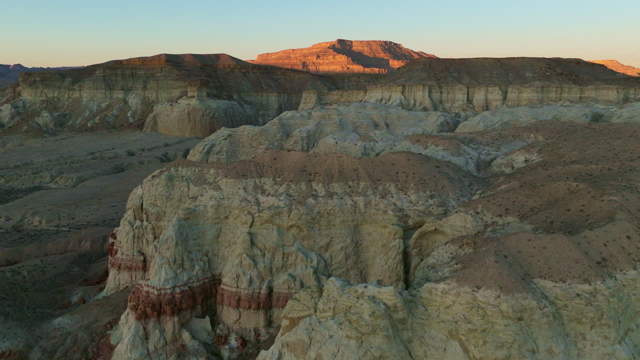 drone shot of the "toadstool" rock formation